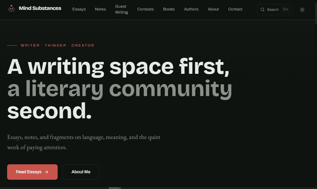 Mind Substances — web development